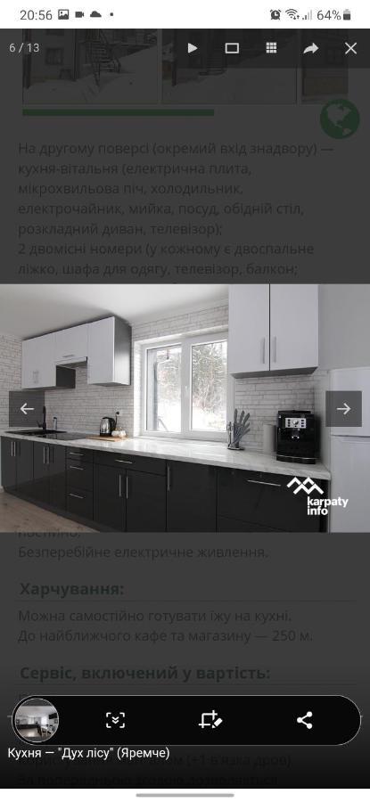 Willa Дух Лісу Jaremcze Zewnętrze zdjęcie